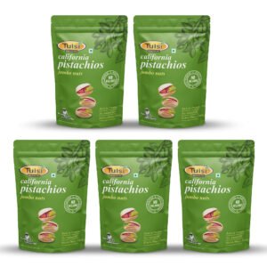 Tulsi California Pistachios Jumbo Nuts Lightly Salted 200g (Pack Of 5) 1000g